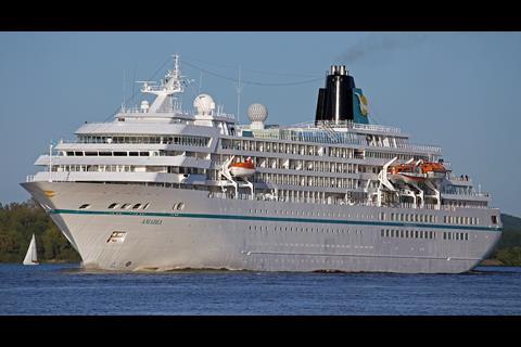 MS Amadea was built by Mitsubishi Heavy Industries in Japan in 1991. (credit: Bernard Schulte Cruise Services)